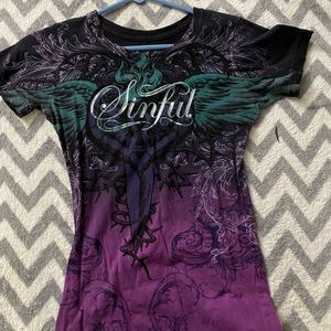 Womens Sinful Shirt Small